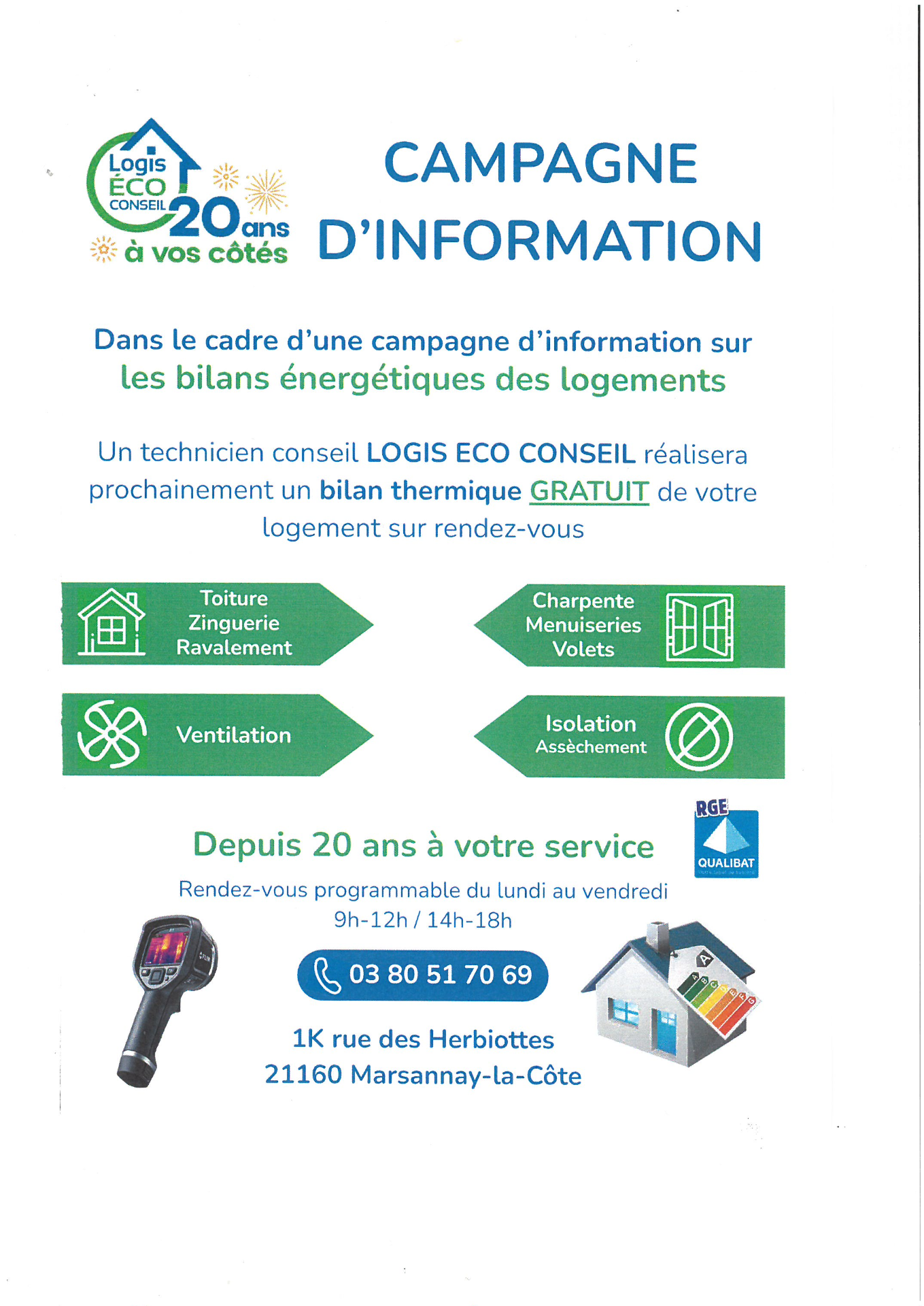 CAMPAGNE D'INFORMATION LOGIS ECO CONSEIL