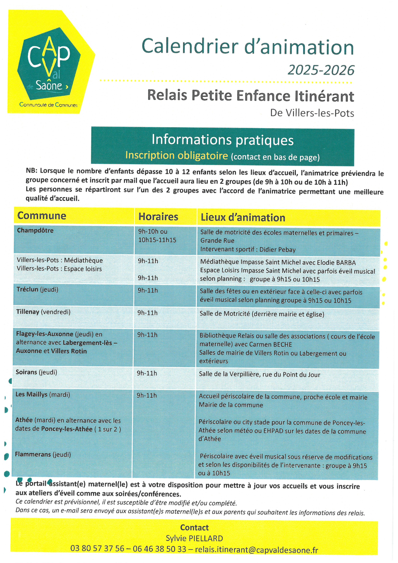 Relais Petite Enfance Itinérant
